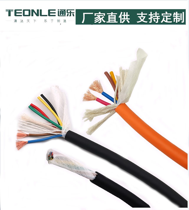 PUR柔性動力拖鏈電纜