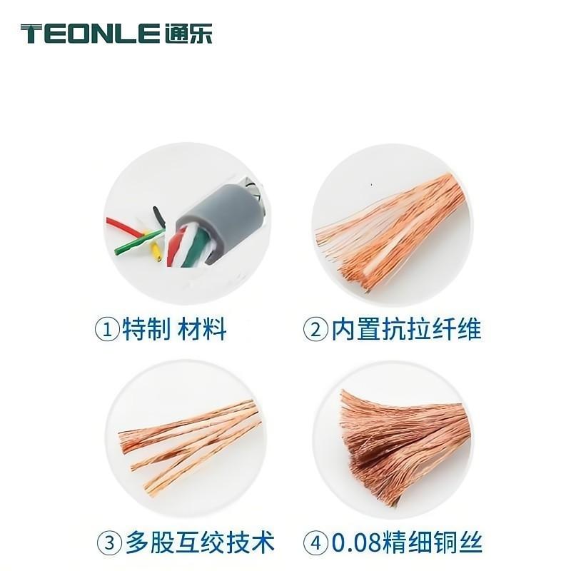TRVVP抗扭轉(zhuǎn)高柔屏蔽拖鏈電纜
