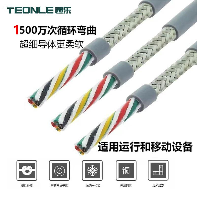 TRVVP抗扭轉(zhuǎn)高柔屏蔽拖鏈電纜