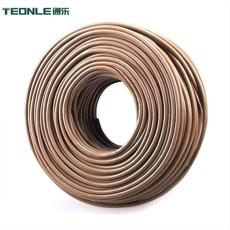 上海通樂棕色 CC-LINK通訊線柔性抗干擾雙層屏蔽總線