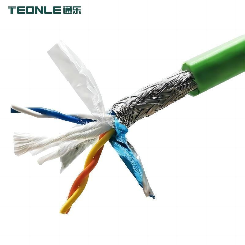 cat5e cat6 工業網線8芯雙絞雙屏蔽超五/六類Profinet監控以太網線
