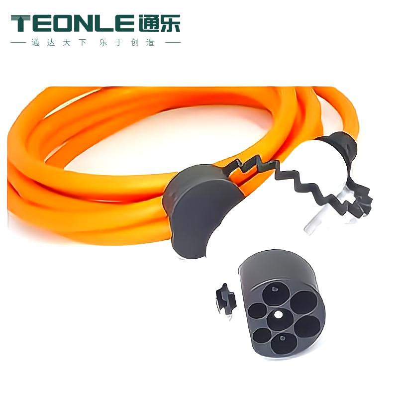 充電樁槍線新能源電動汽車換槍頭16 32 A7KW延長線