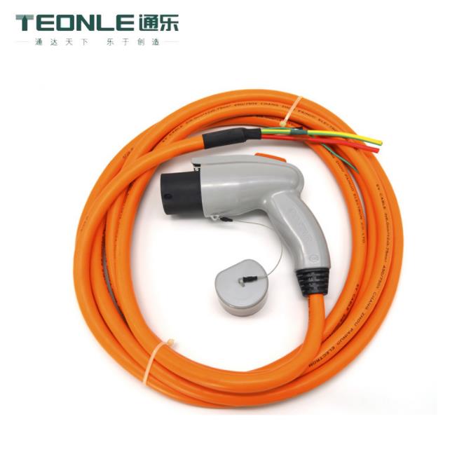 充電樁槍線新能源電動汽車換槍頭16 32 A7KW延長線